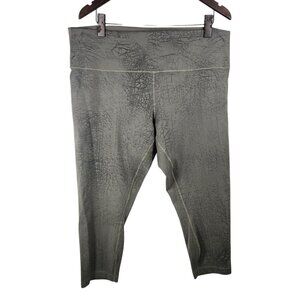 NEW lululemon Wunder Train High-Rise Crop 23" Thread Dye Rover Plus Size 20 gree